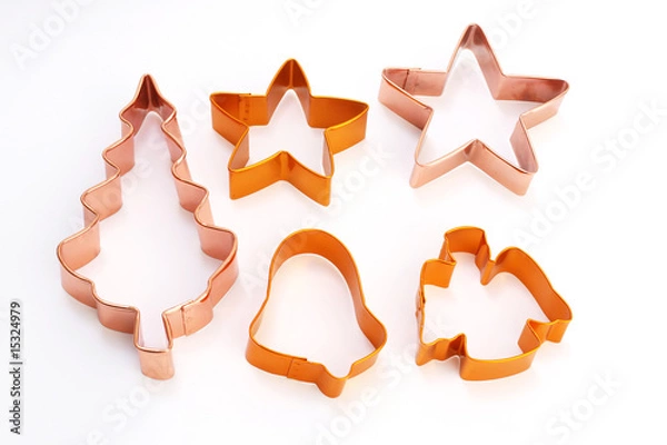 Obraz Christmas cookie cutters