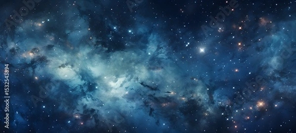 Fototapeta Galaxy Version of stars world, ai generative