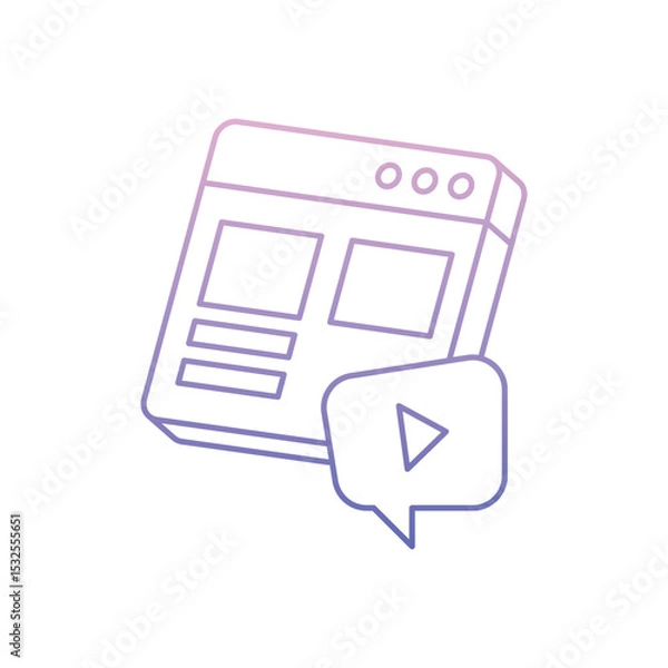 Fototapeta CMS  Vector icon