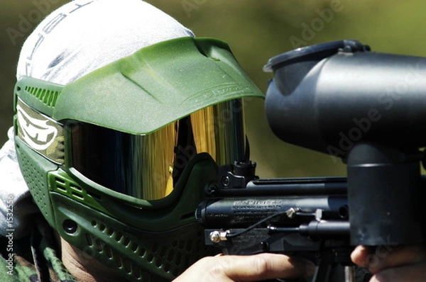 Obraz paintball player