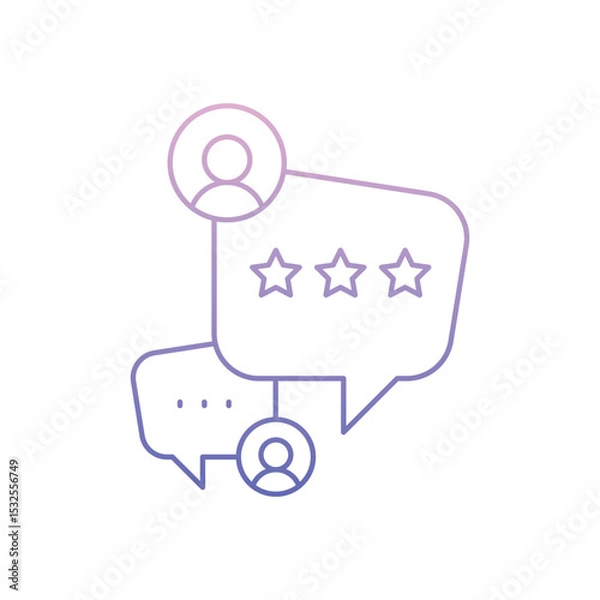 Fototapeta User Feedback Vector icon