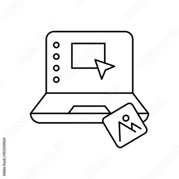 Fototapeta Graphic Design Vector icon