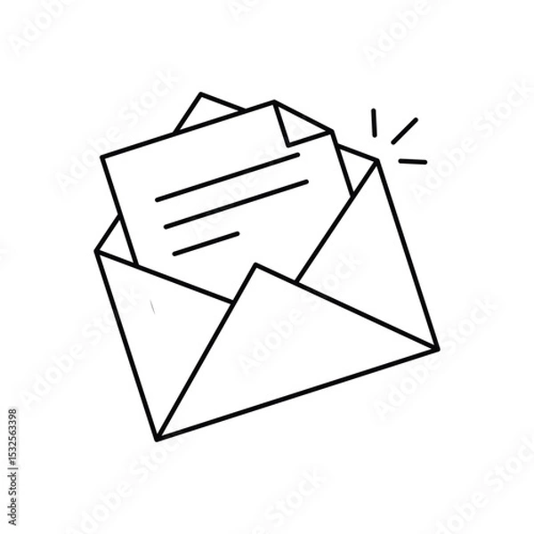 Fototapeta Email Newsletter Vector icon