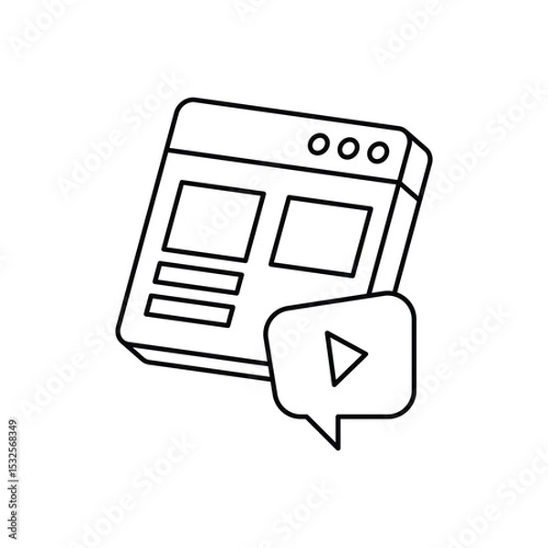 Fototapeta CMS  Vector icon
