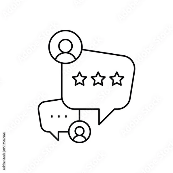 Fototapeta User Feedback Vector icon