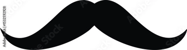 Fototapeta Mustache icon vector