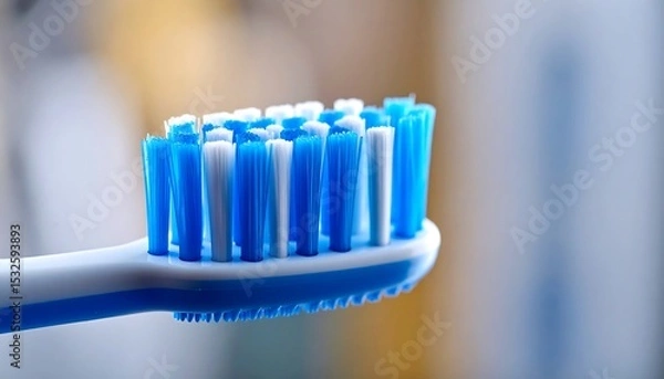 Fototapeta Close-up toothbrush bristles