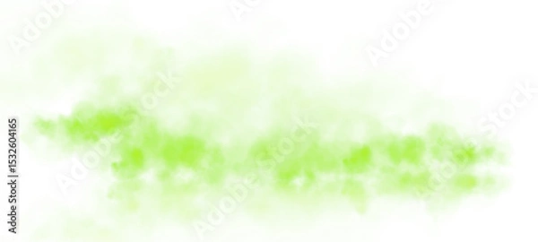 Obraz Incredible and Beautiful Green Smoke Background. A Stunning Magical Vapor and Fog Effect That Captivates You