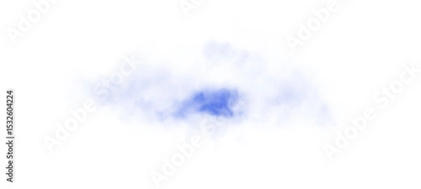 Obraz Incredible and Beautiful Blue Smoke Background. A Stunning Magical Vapor and Fog Effect That Captivates You