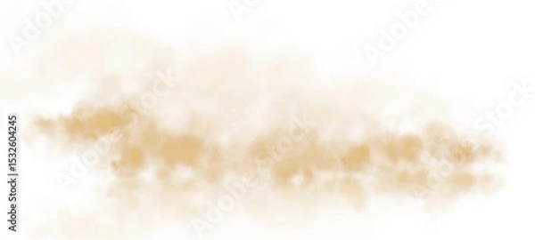 Obraz Incredible and Beautiful Golden Smoke Background. A Stunning Magical Vapor and Fog Effect That Captivates You