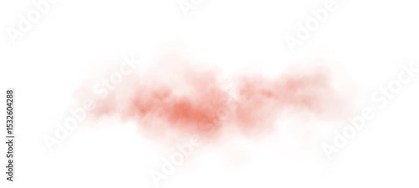 Obraz Incredible and Beautiful Red Smoke Background. A Stunning Magical Vapor and Fog Effect That Captivates You