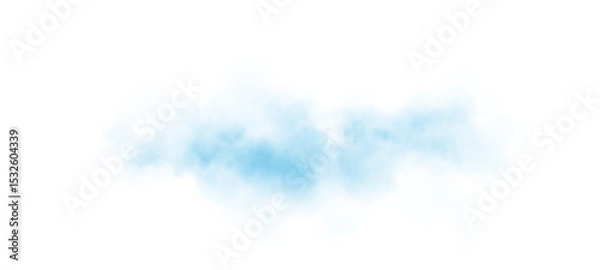 Obraz Incredible and Beautiful Blue Smoke Background. A Stunning Magical Vapor and Fog Effect That Captivates You