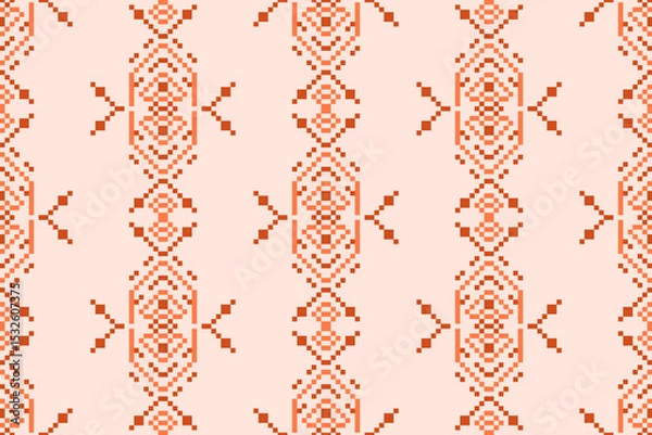 Fototapeta seamless pixel pattern, seamless pattern illustration