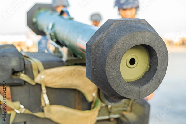 Obraz Anti-tank missiles used in war by the army