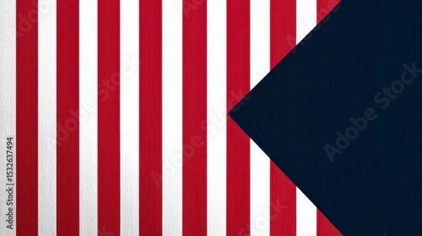 Fototapeta Vibrant Vertical Stripes Banner Design with Bold Color Contrast