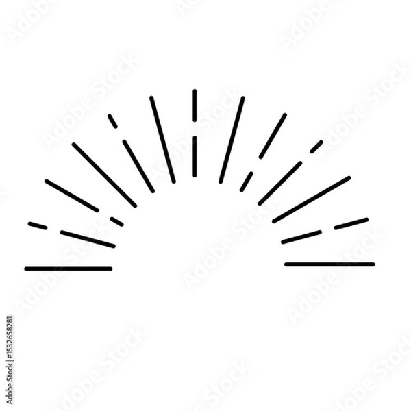 Obraz 太陽光線あしらい