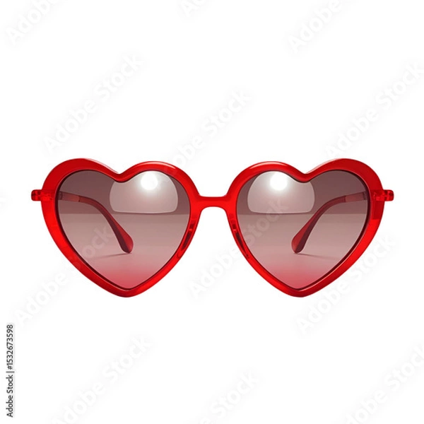 Obraz two glasses with red hearts