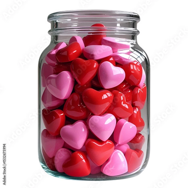 Obraz heart shaped jelly beans