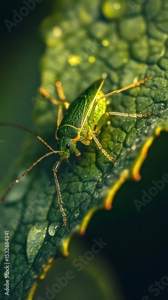 Fototapeta bug on a leaf