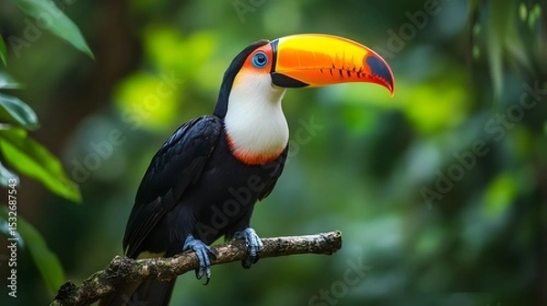 Fototapeta toucan in the jungle