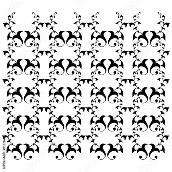 Fototapeta Dekoratives florales Ornament