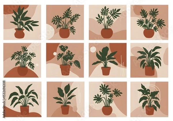 Fototapeta palm trees seamless pattern