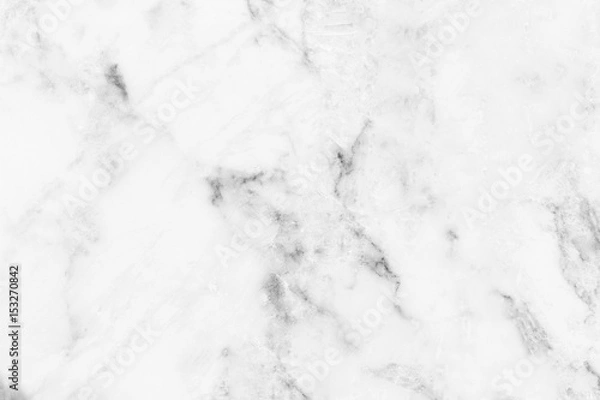 Fototapeta White marble texture background pattern with high resolution.