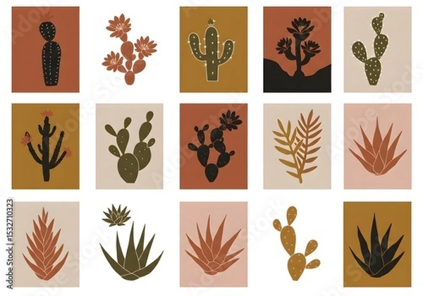 Fototapeta set of different kinds of wheat