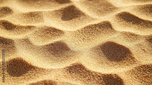 Obraz Sand on the beach, abstract background. Beige beach or desert sand with natural pattern