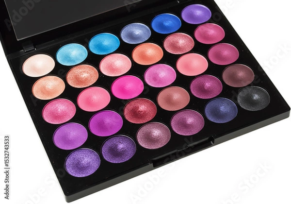 Obraz Vibrant Eyeshadow Palette 35 Shades of Colorful Makeup