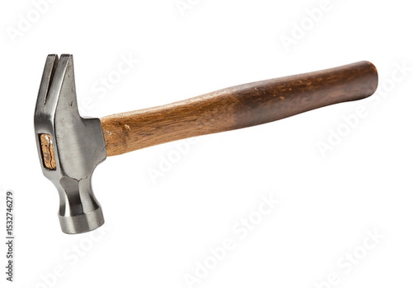Obraz Durable Claw Hammer High-Quality Wood Handle, Steel Head for Professional and DIY Projects