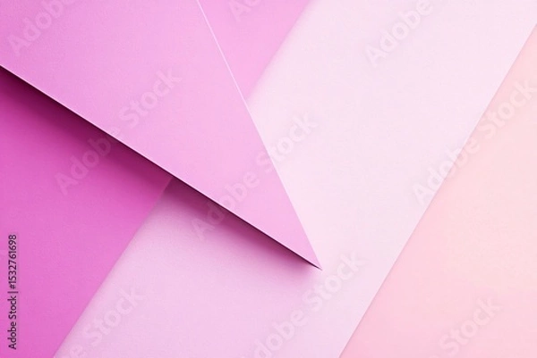 Fototapeta Pastel Lilac Wallpaper with Upward-Pointing Triangle Design