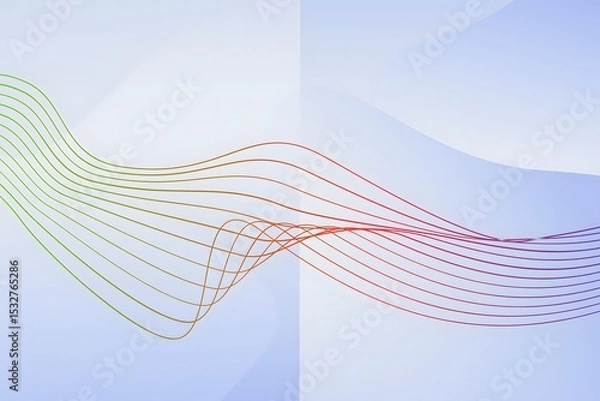 Fototapeta Abstract colorful lines and gradient background for modern design and technology concepts