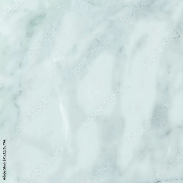 Fototapeta A light blue and white marble surface with subtle veining and soft texture