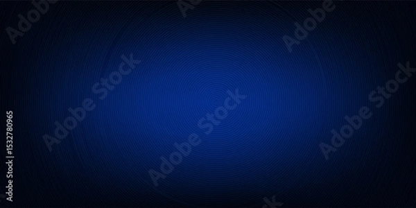 Obraz Modern blue abstract background, the look of stainless steel, circular lines on a blue background