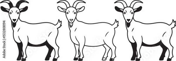 Obraz Goat Silhouette