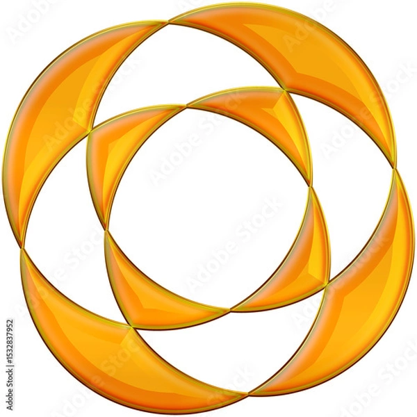 Fototapeta abstract background with circles