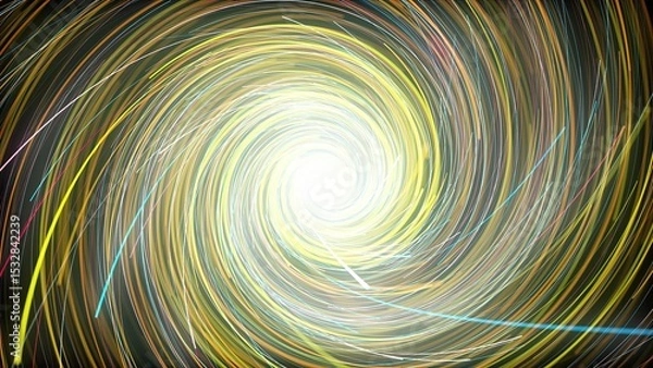 Fototapeta Abstract Swirl lines. Computer generated 3d render
