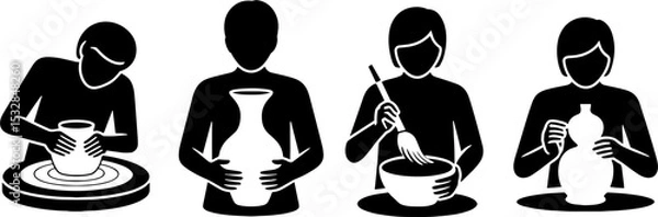 Obraz Pottery Making Processs Handcraft Ceramic Art Techniques