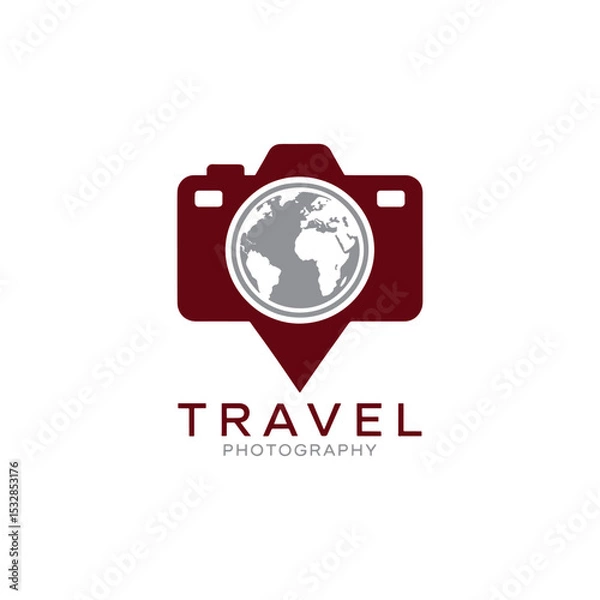 Obraz Unique camera logo Modern and minimalist vector and abstract logo