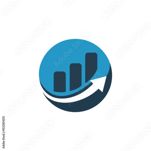 Obraz Unique financial logo Modern and minimalist vector and abstract logo