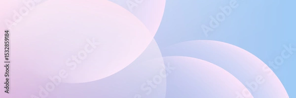 Fototapeta Modern abstract background, blue white gradations, circle effect,shape memphis, trendy