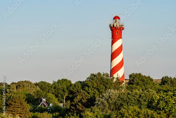 Obraz Westerlichttoren lighthouse in Burgh-Haamstede, Netherlands