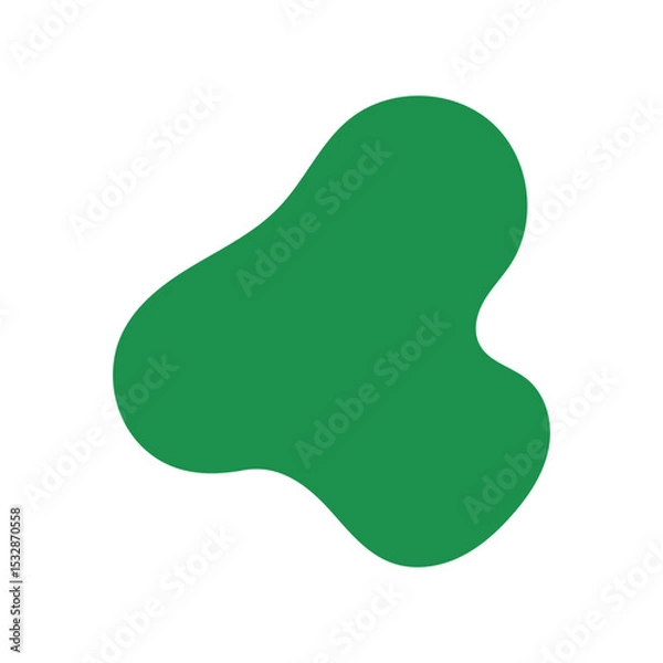 Obraz Abstract Green Blob