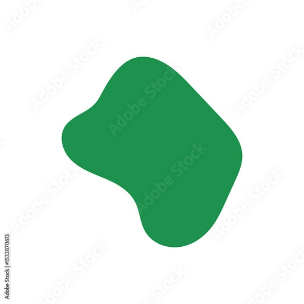 Obraz Abstract Green Blob