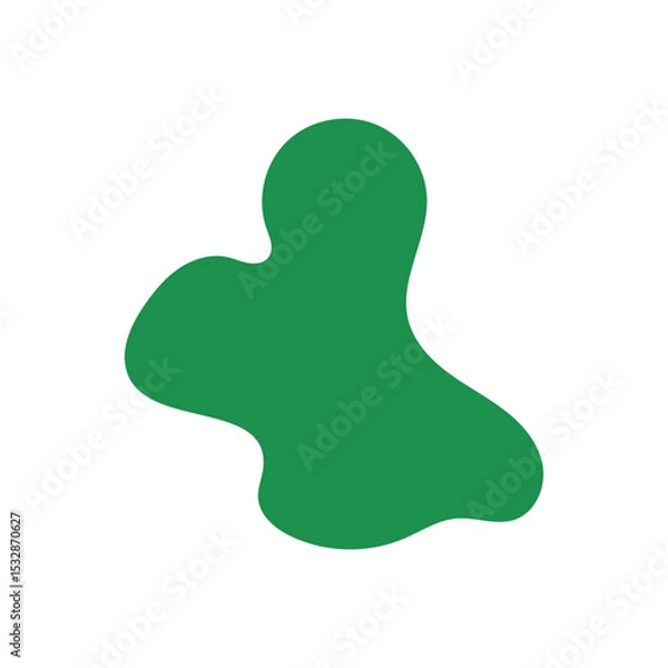 Obraz Abstract Green Blob