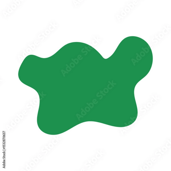 Obraz Abstract Green Blob