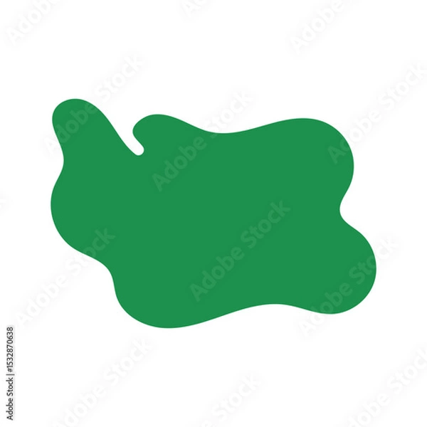 Obraz Abstract Green Blob