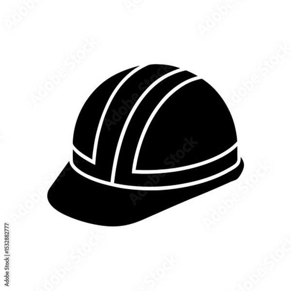 Obraz construction helmet icon on white background  .svg
