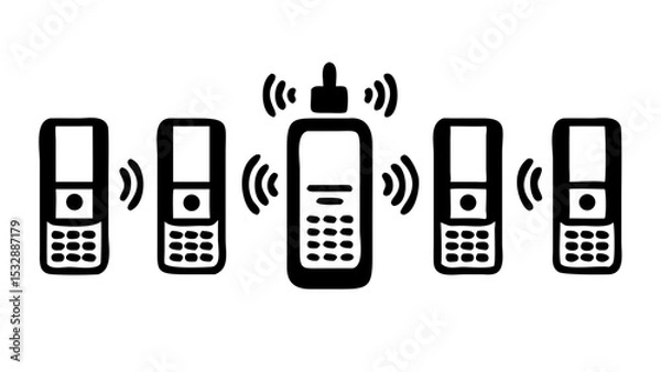 Fototapeta Communication with demonic couse